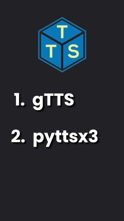 How Text-to-Speech (TTS) Works in Python! 🔥 | AI Voice in 60 Seconds # ...