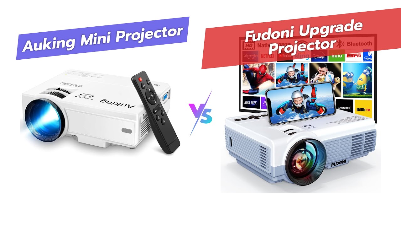 AuKing против FUDONI: 1080p Mini против 1080p/4K-Ready Projector – домашний кинотеатр: противосто...