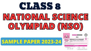 NSO Class 8 Science Olympiad Sample Paper Solution | Class 8th Science - 2023-24 #class8olympiad