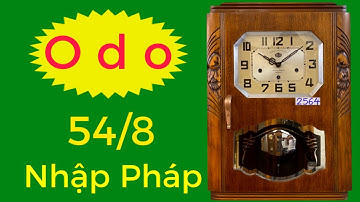 ĐỒNG HỒ CỔ ODO 54/8 THÙNG CHẠM TRỔ ÂM HAY  TỪ PHÁP / 0912011947