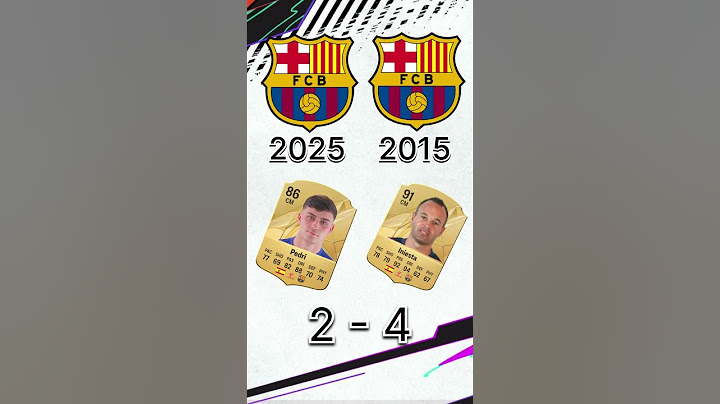 Barcelona 2025 Vs Barcelona 2015 Fifa Comparison #shorts #fifa #fc25 #football #barcelona