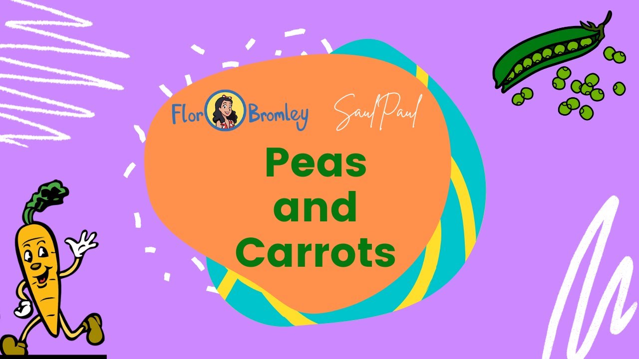 KIDS SONG ABOUT NUTRITION & DIVERSITY "Peas and Carrots" by Flor