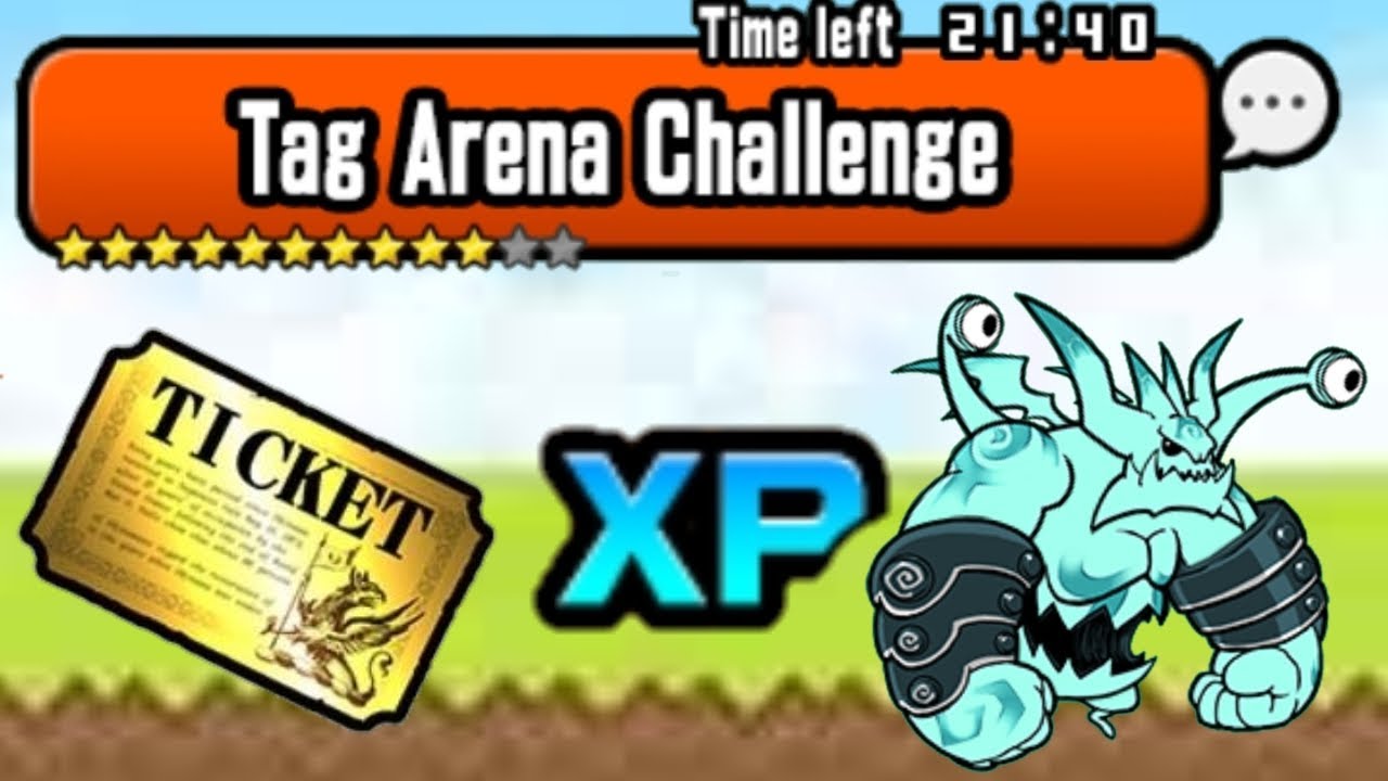 Tag Arena Challenge | Хорошие награды | (The Battle Cats)