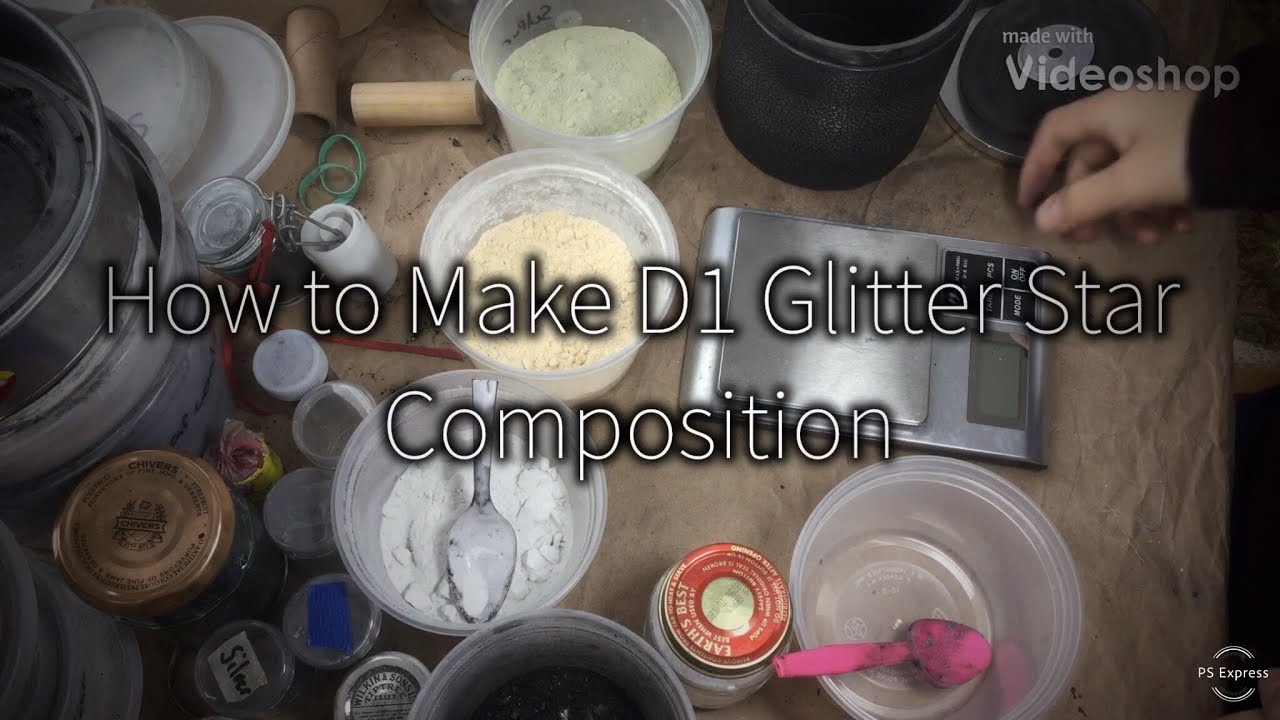 How To Make D1 Glitter Stars