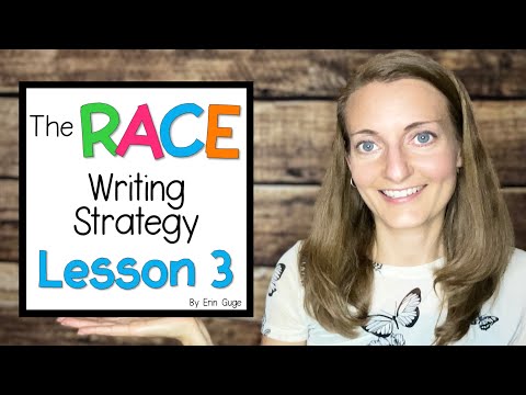 RACE Writing Strategy Lesson 3: Write R and A