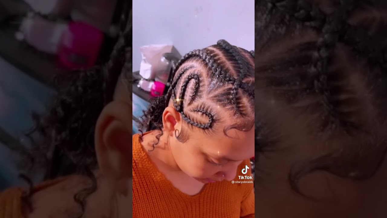THE NEATEST HEART STITCH LEMONADE BRAIDS🔥 MUST TRY SLAY🥰 YouTube