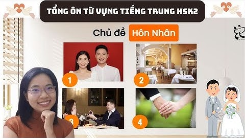 👩‍🏫 Tổng ôn TỪ VỰNG TIẾNG TRUNG HSK2 | Chủ đề "Hôn nhân" 💑❤️