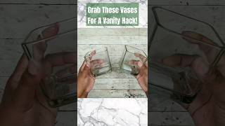 🌟 GRAB These Dollar Vases & Create a Useful Vanity DIY Hack! #dollartreediy #shesocraftdee #shorts