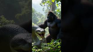 Famous Gorilla vs Giant Python | Savage Jungle Battle for Survival Wealth