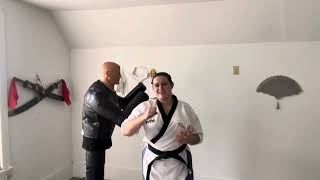 (Not Kali) WTF(World Taekwondo Federation) One Step Sparring numbers 1-5 #martialarts #tkd