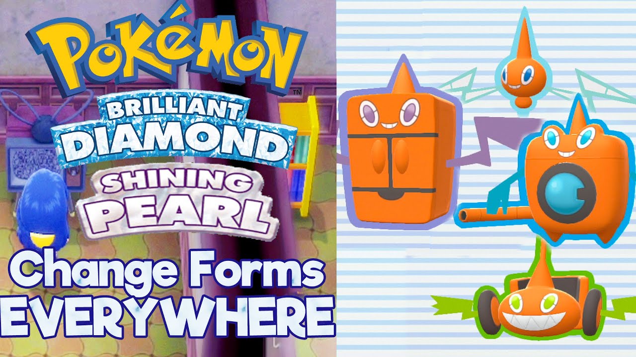 How to catch ROTOM & Change Forms EVERYWHERE in Pokemon Brilliant Diamond and Shining Pearl