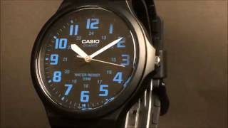 CASIO STANDARD MENS カシオ腕時計スタンダード メンズ MW-240-2B　平行輸入品MW 240 2B