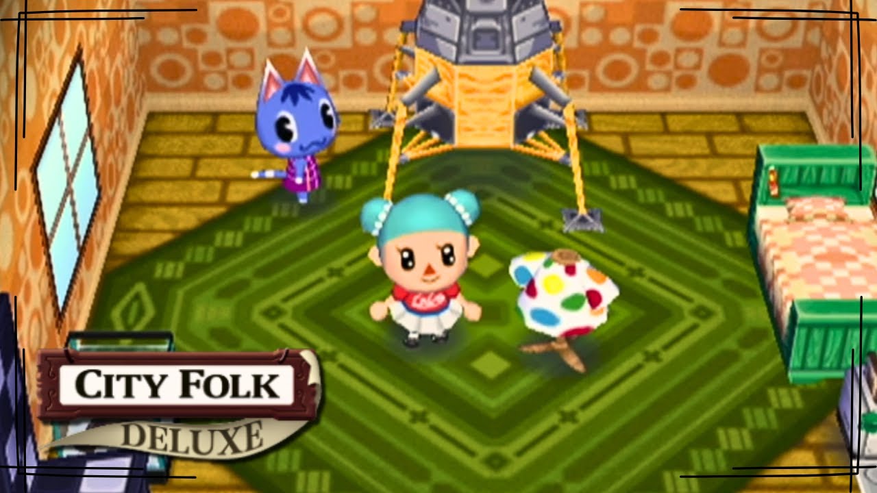 Buying Random Stuff from Villagers on Flea Market Day! | Animal Crossing City Folk Deluxe