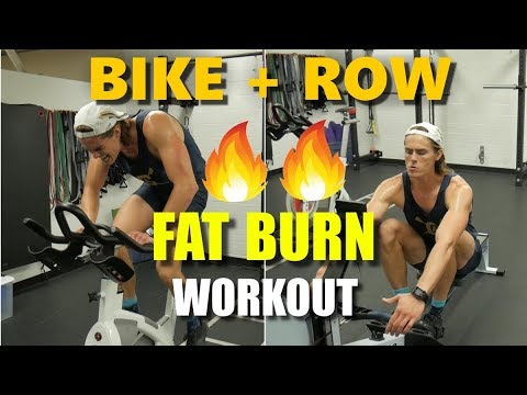rowing and cycling workout