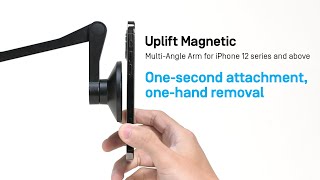 Uplift Magnetic: Multi-Angle Arm for iPhone 12 series and above with powerful magnetic attachment Resimi