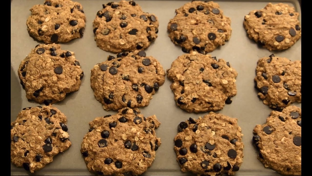 Gluten Free Oat Flour Carob Cookies YouTube