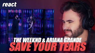 (React)The Weeknd \& Ariana Grande – Save Your Tears (Live on The 2021 iHeart Radio Music Awards)