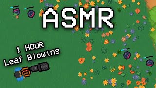 Leaf blowing for your relaxation 1 HOUR (ASMR Gameplay) No Talking | Leaf Blower Revolution