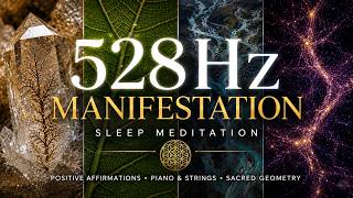 528Hz Manifestation Meditation: Positive Affirmations & Sacred Geometry screenshot 5