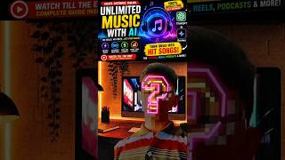 🎵 Create Unlimited Music with AI in Seconds 🤯 | No Skills Needed! #viral #shorts