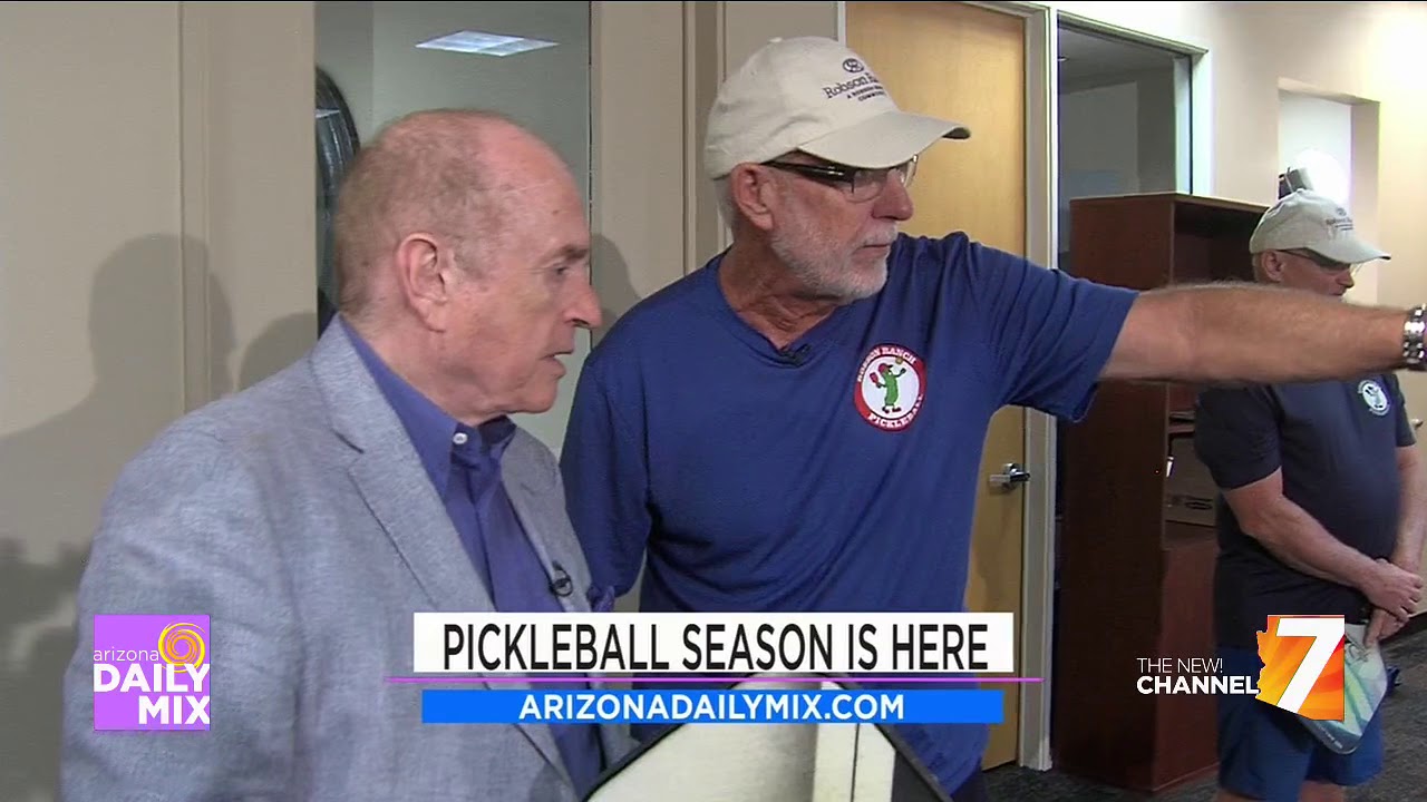 Pickleball Players Visit AZTV | Robson Ranch Arizona | 55+ Living | Robson Resort Communities