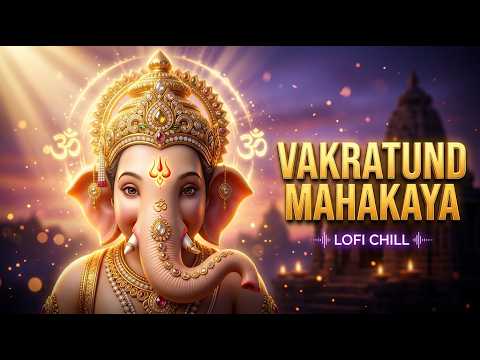  Vakratunda Mahakaya Mantra 🙏 | 1 Hour Lofi Loop | Remove Obstacles | Ganpati Bappa Morya