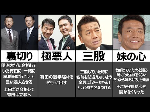 【くりぃむしちゅー】上田晋也の極悪エピソード