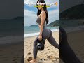 Beach Kettlebell Reverse Lunges 🔥 Zero Wobble Glute &amp; Leg Burn #homeworkout  #fitnessmotivation