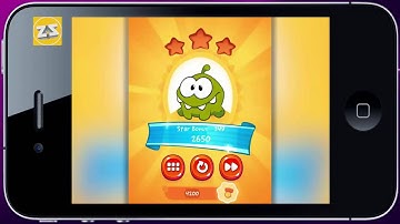 Cut the Rope 2 - Game+Cheat Walkthrough Vol 1 ( Part 5 ) - The Forest! 3 Stars! (iOS, Android)