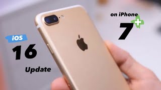 Install iOS 16 on iPhone 7plus|| Get ios 16 on iPhone 7 or 7 plus