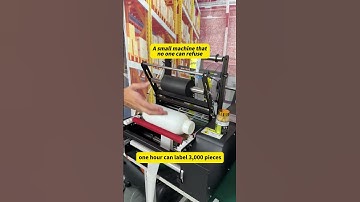 A small machine that no one can refuse. #labelingmachine #factory #machine #agent