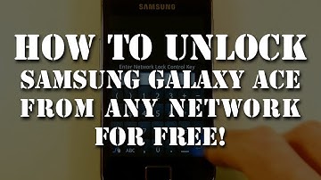 Unlock Samsung Galaxy Ace GT S5830 from any network fo free. English