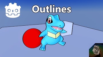 Full-screen Outline Post Process Shader for Godot 4