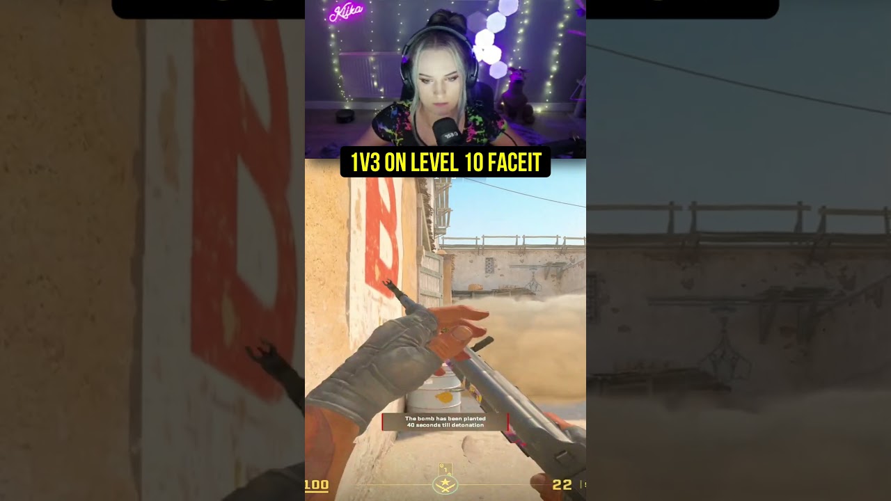 1v3 on Level 10 Faceit