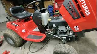 craftsman T110 riding lawnmower honest review!!