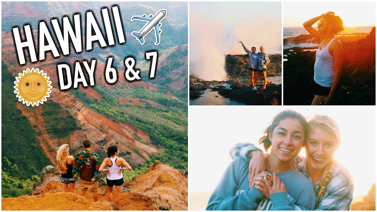 Traveling to Kauai, Waterfalls, Hikes, & Bonfires! HAWAII DAY 6 & 7!
