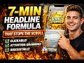 7 Min Headline Formula That Stops the Scroll
