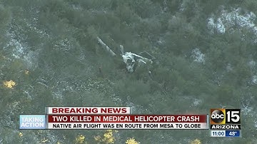 Two killed in AZ medical helicopter crash