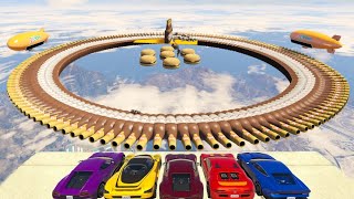 Cars Vs Cars in Bottle 655.455% People Start Drinking After This Race in GTA 5!