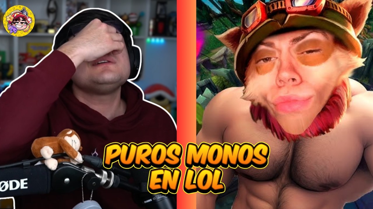 PUROS MONOS EN LOL 😠 ALDO GEO JUEGA LEAGUE OF LEGENDS Y SE ENOJA