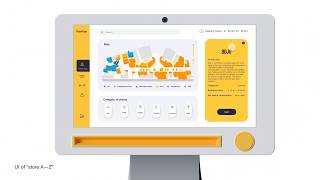 The UI of PAVILION Kiosk