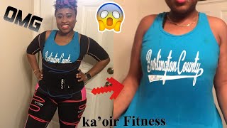 Ka'oir fitness review/waist eraser/thigh eraser/body sweat suit