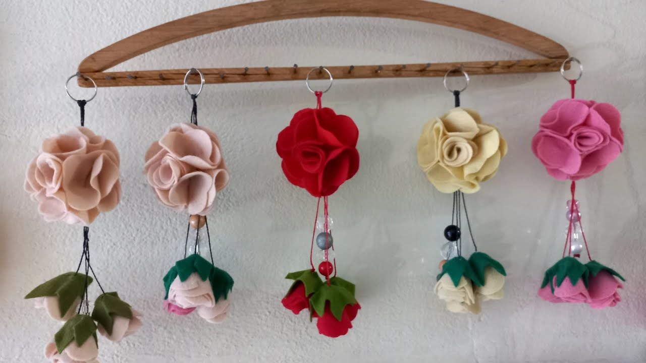 CHAVEIRO EM FELTRO ATELIÊ PATRÍCIA CASTRO têm molde grátis aqui 🎁