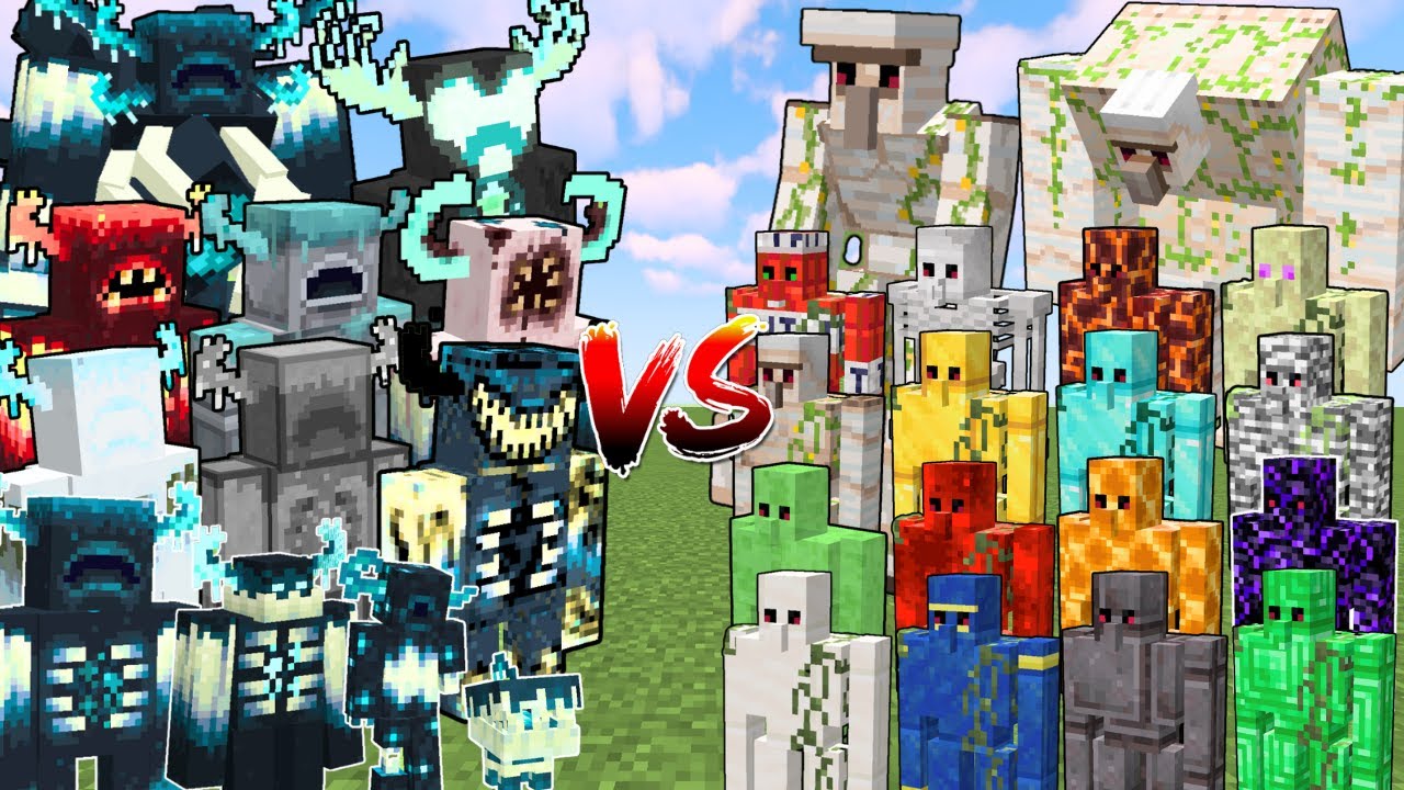 What Minecraft Warden can Defeat the Most Golems in a Row?