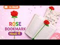 🌹 Easy Rose Bookmark Crochet Tutorial for Beginners | Beautiful Handmade Gift Idea 💕✨26#crochet 