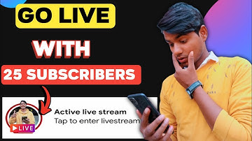 25 SUBSCRIBERS Par Live Streaming Kaise Enable Kare | How To Enable Live Streaming On 0 Subscriber