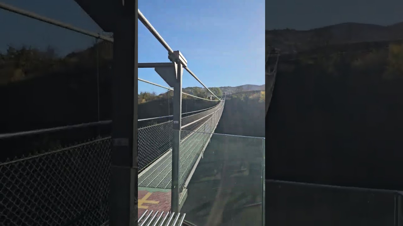 Nouveau pont suspendu Milibach (2022) entre Eischoll et d’Unterbäch.