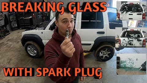 BREAKING GLASS WITH SPARK PLUGS !!!