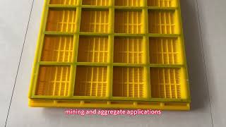 Polyurethane Screening Media Manufacturer | Vibrating Screen Panels and Mesh