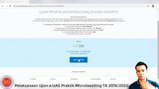 Panduan Ujian e UAS Praktik Microteaching POR